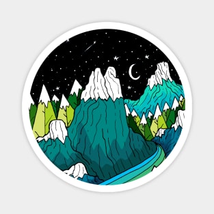 Of stars and mountains Magnet